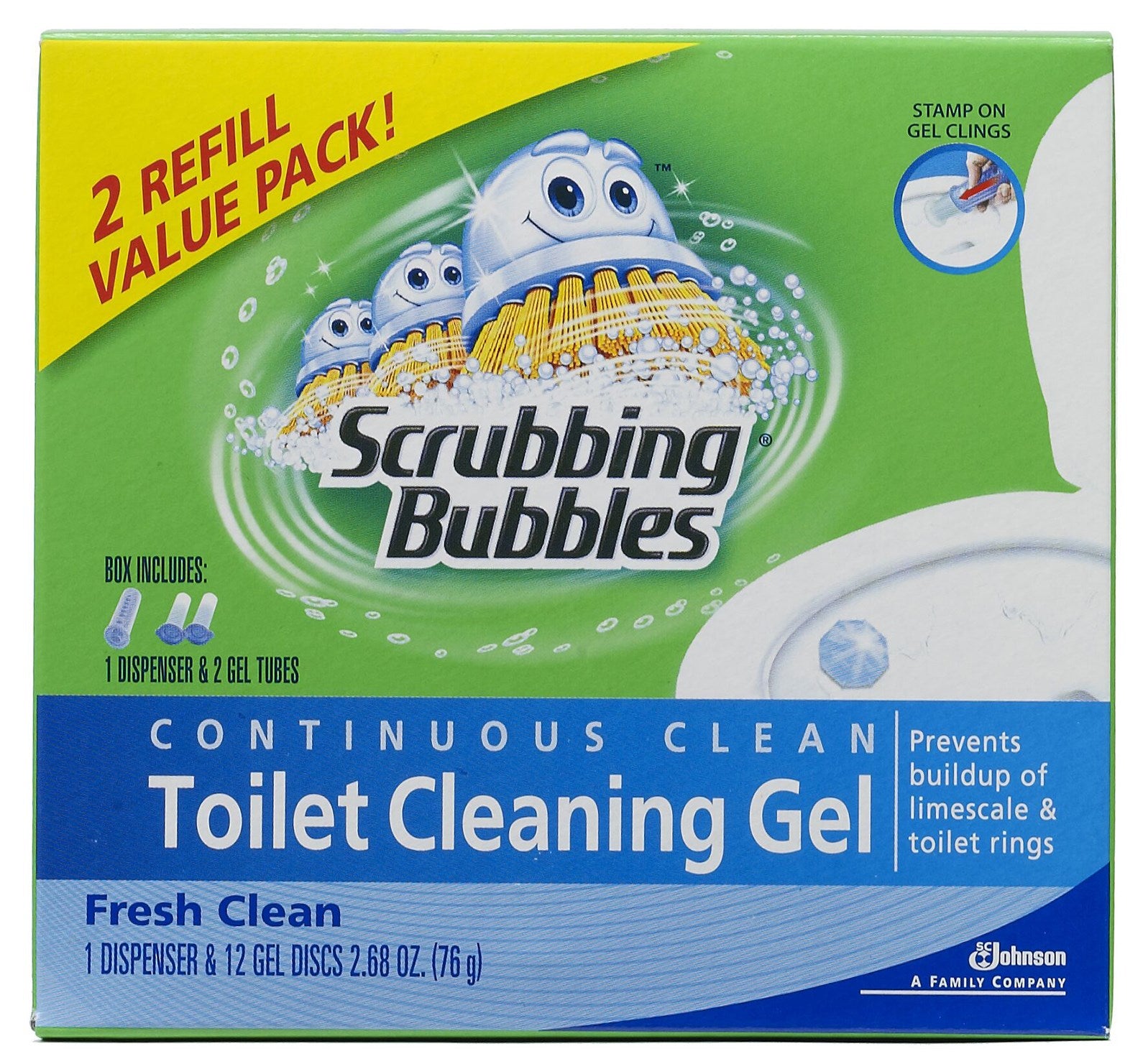 SC Johnson, Sc Johnson 70400 Fresh Clean Scrubbing Bubbles® Toilet Cleaning Gel