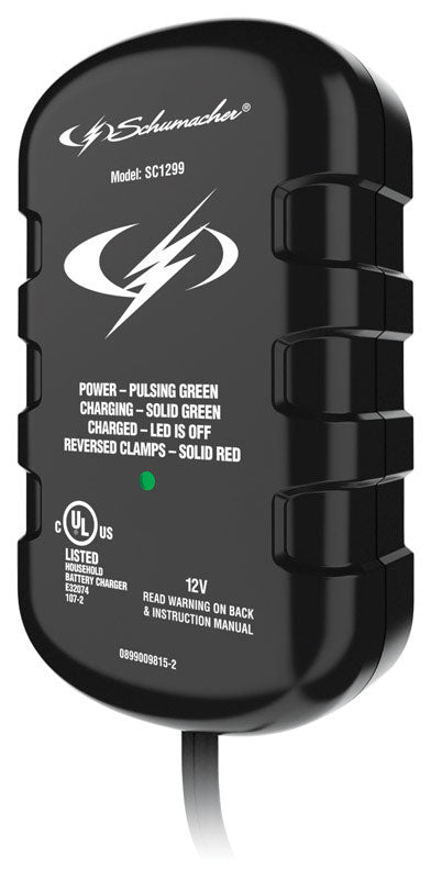 SCHUMACHER ELECTRIC CORP, Schumacher Automatic 12 V 0.8 amps Battery Charger/Maintainer